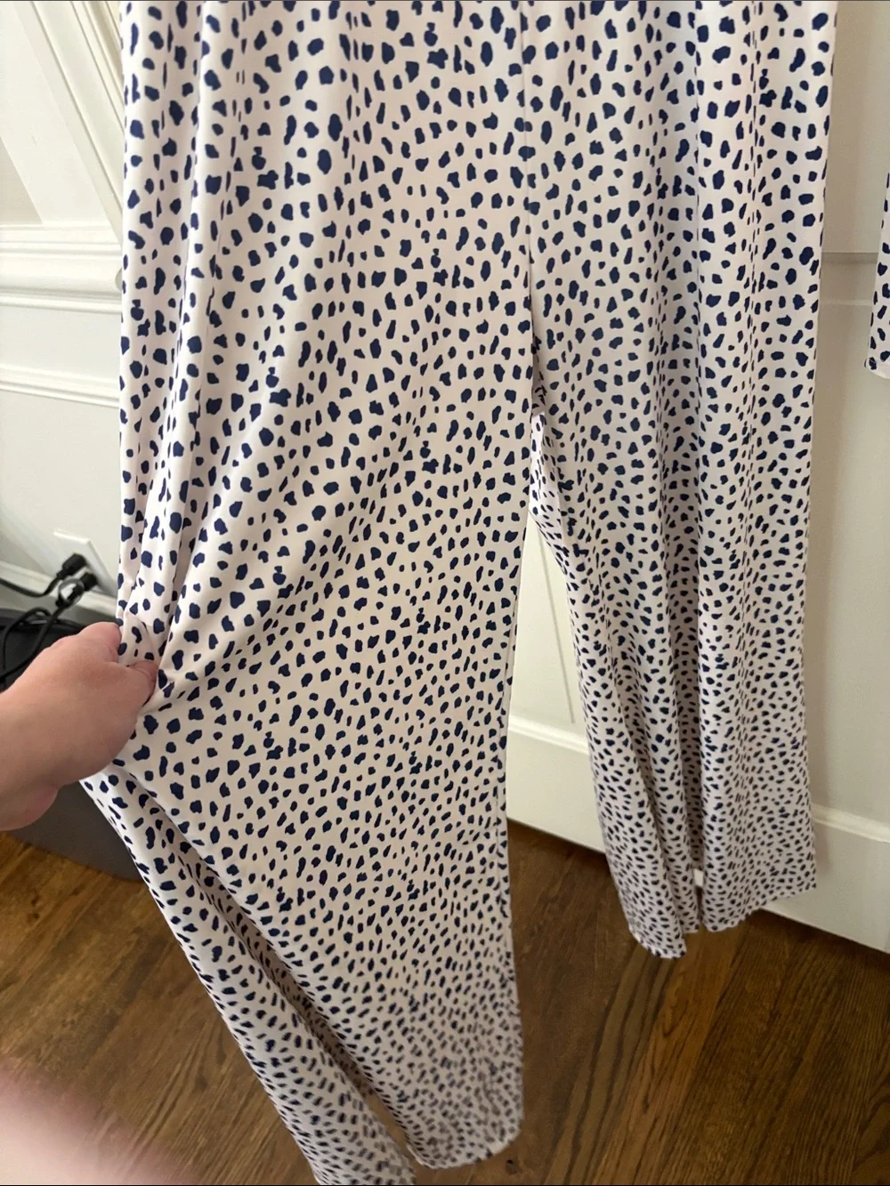 Peach Love California dot jumpsuit